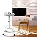 T-LoVendo 8.606 Mesa de Manicura Plegable con Ruedas - Blanca