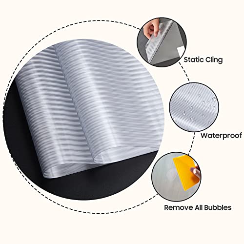 Protect Your Privacy With Window Privacy Film - Static Clings, No Glue, 35.4 X 78.7 Inches,Translucent #TOP5