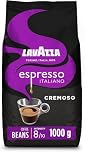 Lavazza Espresso Cremoso, 100% Arabica Medium Roast Coffee Beans, 1kg Pack