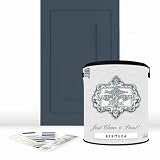 ALL-IN-ONE Paint by Heirloom Traditions, Bermuda (Blue Gray), Gallon - Durable cabinet and furniture paint. Built in primer and top coat, no sanding needed. Includes our 30 featured color card.