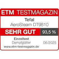 Tefal Aero Steam Dampfglätter – 1400W, Keramik-Bügelsohle, 20 g/Min. Dampf, 3 Modi & Turbo-Saugfunktion, 100 ml abnehmbarer Tank, schnelle faltenfreie Ergebnisse, für Kleidung & Textilien, Blau/Grün – Ansicht 3
