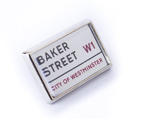 Preisvergleich Produktbild Sherlock Holmes Baker Straßenschild Revers Krawattennadel Anstecker