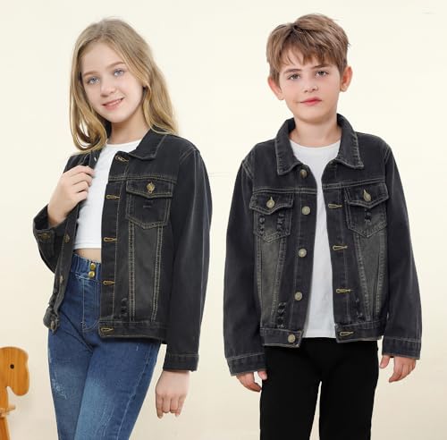 Image of Cromoncent Toddler Denim Jacket for Boys Girls