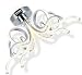 Produktbild Dimmbar XL LED Deckenlampe Kristall Deckenleuchte Lüster Kronleuchter Wohnzimmer Luxus Spirale Form 6 Arme Modern 62cm Lewima VIBRANA