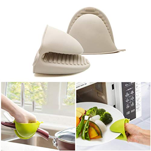 Miniatura 2 de Guante De Cocina Grueso De Silicona Resistente Al Calor Para Hornear, Hornear, Barbacoas Y Parrillas Abricot