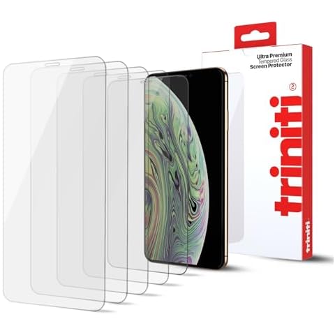 TRINITI 5 Pack Tempered Glass Protector Cover