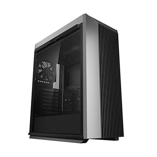 Deep Cool CL500 Mid-Tower ATX Case High Airflow Mesh Pannello Frontale I/O USB Type-C Porta Vetro Temperato Pannello Laterale Magnetico Hub Ventola Integrato e Porta Scheda Grafica