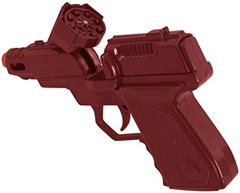 HTI Toys Swat Mission Die-cast Metal Cap Gun Pistol With Silencer | Great Fun For Adults Kids Boys & Girls Role Playing Toy Guns - 2 Assorted Colours (Blue / Red)