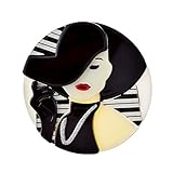 Photo Gallery pianpian careg design cartoon ragazza moderna con cappello nero spille adatte for le donne grande spilla rotonda in acrilico spille for gioielli regali durable Photo Gallery pianpian careg design cartoon ragazza moderna con cappello nero spille adatte for le donne grande spilla rotonda in acrilico spille for gioielli regali durable