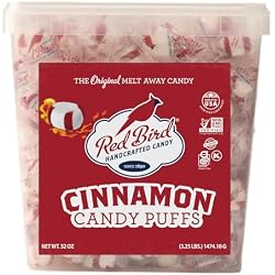 Red Bird Cinnamon Candy, Individually Wrapped, Gluten Free Breath Mints, 52 oz