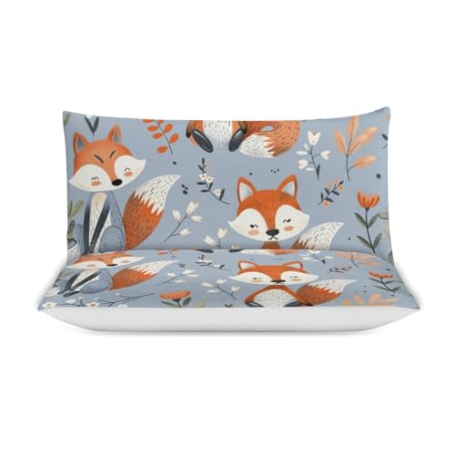 Funda nórdica de zorro infantil el regalo perfecto de ropa de cama suave y cálida 5