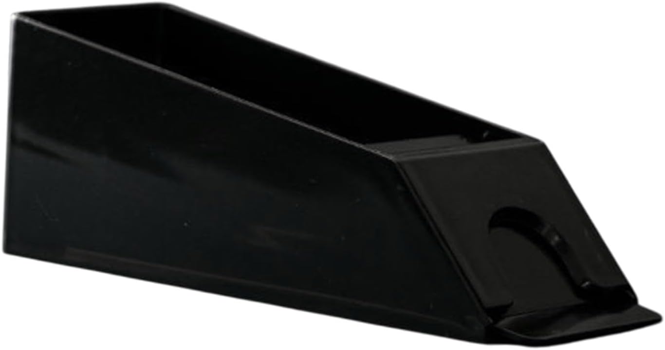 Cards Dealing Shoe Discard Tray, Playing Card Dispenser Acrylic Dealer Shoe for Living Rooms, Black, M