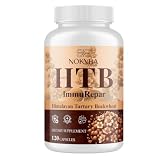 Nokvba Himalayan Tartary Buckwheat Immune Support Supplement - Polyphenols from Buckwheat with Quercetin, Rutin, Vitamin C, D3, Zinc & Probiotics - Immunity, Antioxidant & Gut Support, 120 Capsules