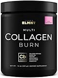 Super Collagen Burn Powder for Women w. Hyaluronic Acid, KSM66, Apple C Vinegar, Probiotics, Biotin - Premium Multi Collagen Peptides Protein for Weight Loss + Beauty Hair Skin Nails (Pink Lemonade)