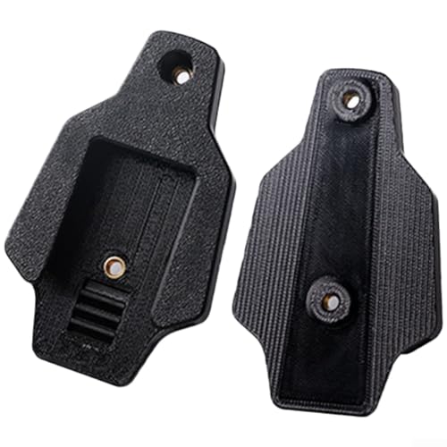 Besttoolifes Front Mount Bottle Adapter for Brompton and Folding Bike, 64mm Spacing Water Cage Bracket, 3D Printed Resin Holder(Black)