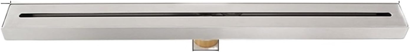 304 Stainless Steel Shower Head Brushed Gold Drain Length Linear (Color : Brushed Nickel, Size : 30cm)