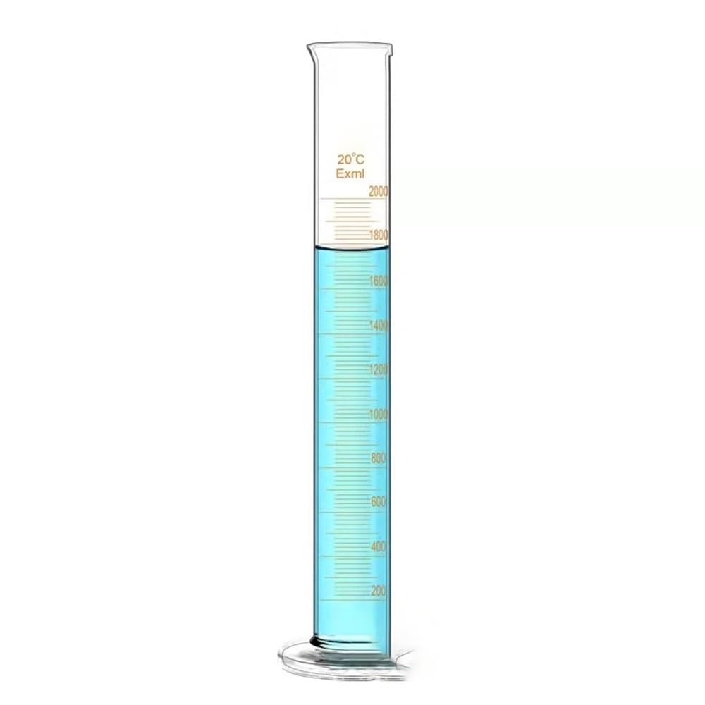 10 ml – 1000 ml cylinder pomiarowy ze szkła z linią skali do laboratorium (1000 ml 1 szt.)