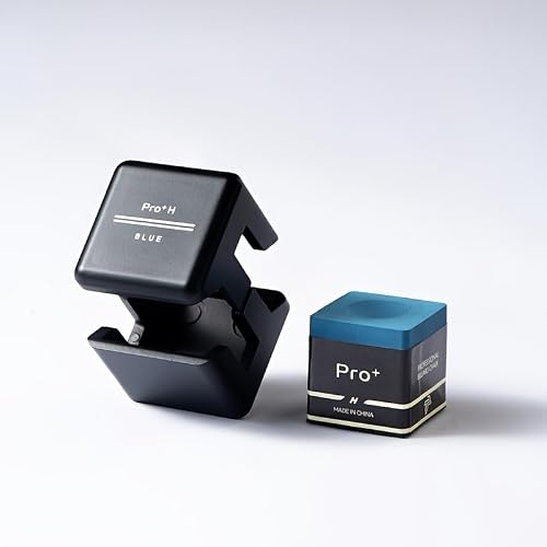 TP Pro+ | TP Chalk Pro+ Pool Cue Chalk | TurningPoint Billiard Chalk for Professional Tournament Dedicated Pool Chalk (Reduce Miscue, Durable, Low Deflection) (TP Pro+ Blue, H)