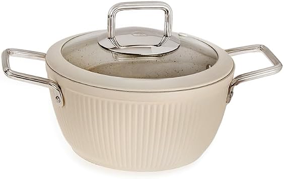 Jumbo Dublin Cream 7 Piece Granite Cookware Set