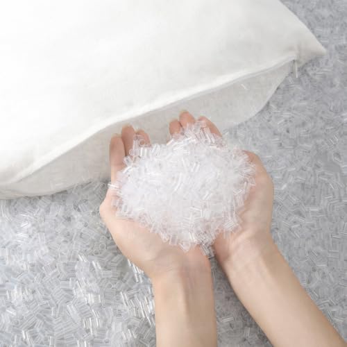 パイプ枕 補充用 枕用 透明 1000g 詰替用 日本製 ビーズ やわらかめ 1kg パイプ素材 8mm×5mm [3]