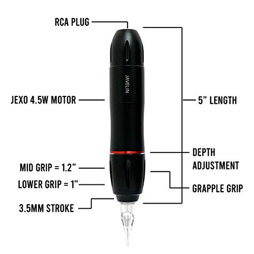 Javelin Tattoo Pen Kit (Freedom Kit + 20 Colors) - Thumbnail 5