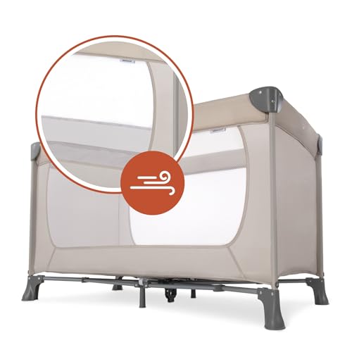 Miniatura 7 de Hauck Cuna De Viaje Dream N Play, Parque Infantil Desde Nacimiento Hasta 15 Kg, Cuna Viaje Bebe, Corral Bebe Con Bolsa De Transporte, Cuna De Playa, 120x60 Cm, Beige