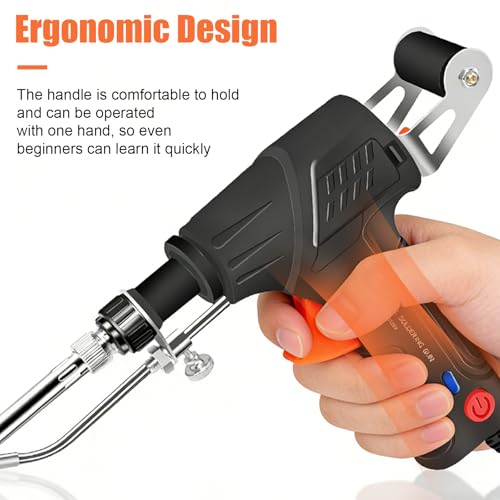 Miniatura 4 de Qivine Pistola De Soldador De Estaño Profesional, 60 W Automático Soldador Electronica Con 5 Puntas De Soldadura, Pistolas De Soldadura Para Reparación