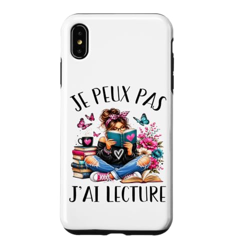 Je Peux Pas J AI Lecture Cadeau Lectrice Livre Coque pour iPhone XS Max