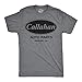 Crazy Dog Mens Callahan Auto Parts T Shirt Funny Movie Quote Comedy Classic Cult Film Sandusky Ohio Company Reference Fan Art Tee Dark Heather Grey XL