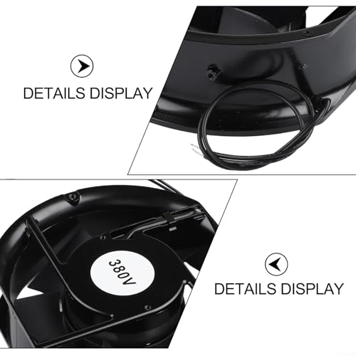Ventilador axial CA FP-108EX-S1-B de 380V para refrigeración de gabinete industrial 6