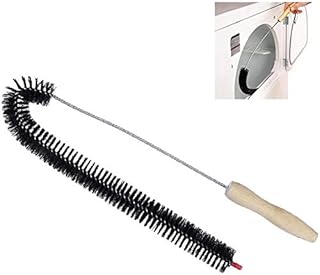 Washing Machine Cleaning Brush, Dryer Vent Cleaner Kit Dryer Lint Brush Vent Trap Cleaner Long Flexible Refrigerator Coil Brush Metal Materials 28.35 Inch