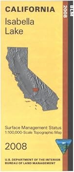 Paperback Map: Isabella Lake - Surface Management Book