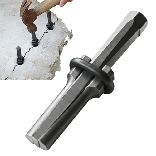 Platos y plumas, cuña de piedra pesada | Las herramientas de división de piedra de de hierro funcionan en piedra caliza masiva y granito la piedra para facilitar el movimiento. Es