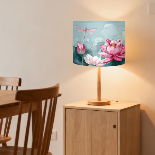 Image of Nuxovilar Lamp Shades Set of 2, 13 inch Top x 13 inch Bottom x 10 inch High (Spider)