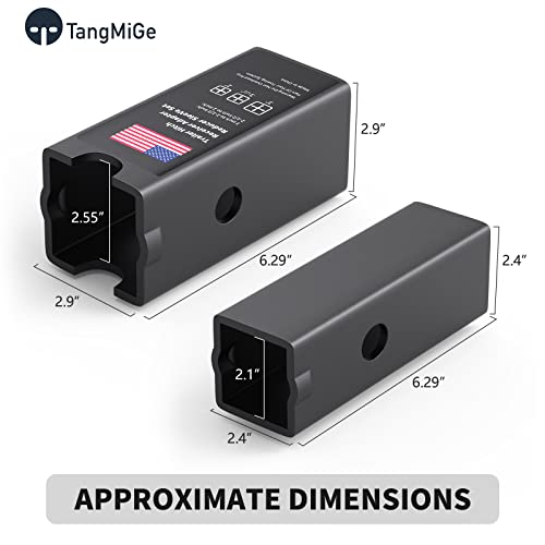 TangMiGe Trailer Hitch Receiver Extender Adapter Reducer Sleeve Set, 3 to 2-1/2 or 2 Inch, 2-1/2 to 2 Inch, 3" 2.5" 2" Receiver Hitches Towing Accessories by TangMiGe - Image 2