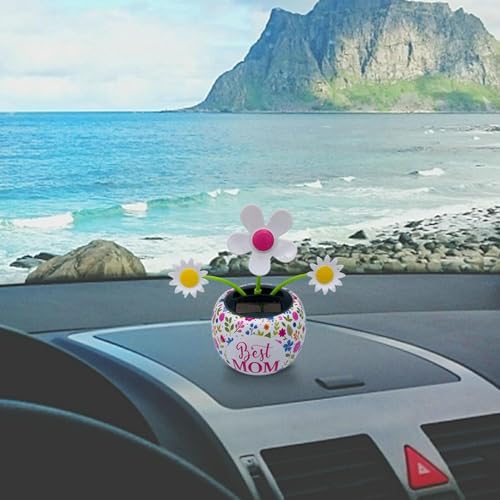 Solar Dancer Figure,Solar Powered Dancing Car Dashboard Decor,Solar Dancing Flower Solar Dancing Solar Toys Car Swinging Dancing Toy Car Windowsill Home Desk Decor Solar Power Kits Solar Powered Toys