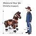Smart Gear PonyCycle Ride On Chocolate Brown Horse 3-5 Years Small - The Worlds First Simulated Riding Toy Using The Child's own Power - No Batteries. No Electric. Just Fun!