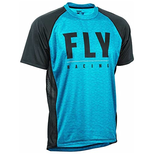 Maillot Fly Racing Super D Noir Bleu : le vêtement technique VTT DH