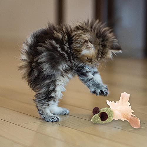 Brinquedos Catnip - Brinquedo bonito Silvervine para mastigar gatos,Brinquedos para gatos interativo