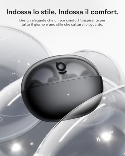 Baseus MC2 Air Cuffie Open-Ear, Auricolari a Clip con CloudComfort, SuperBass 2.0, Bluetooth 6.0, 4 Microfoni con IA per chiamate nitide, 40 h di autonomia, IP67, leggeri 4,9 g - Immagine 1