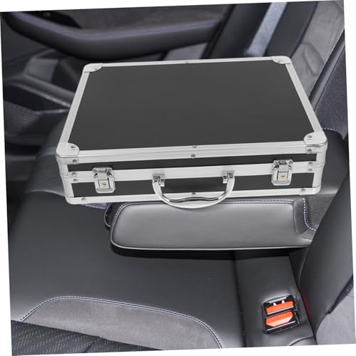 Aluminum Alloy Briefcase for Safe Document Storage Portable Tool Case Capacity Construction for Professionals and Diy Enthusiasts for Home and Travel4