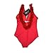 Produktbild FUBA.VI 2019 Damen Badeanzug Damen Bikini Sets. Dreieck Bandeau Push Up Bikini Set, Hohe Taille. 2 teiliger Badeanzug,69611rot,44/L