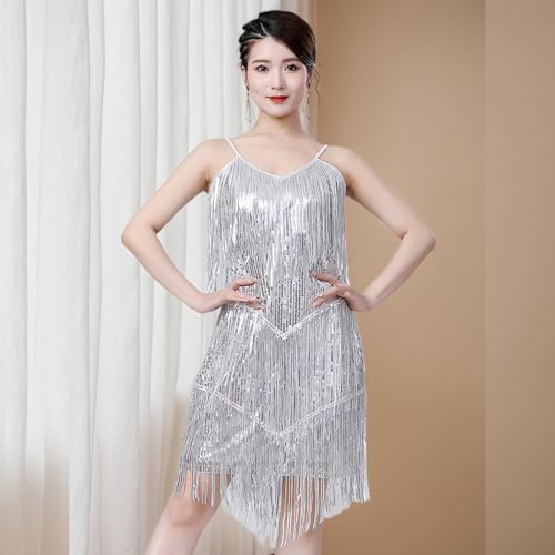 Robe de danse latine à franges pour vos spectacles de salon - 3