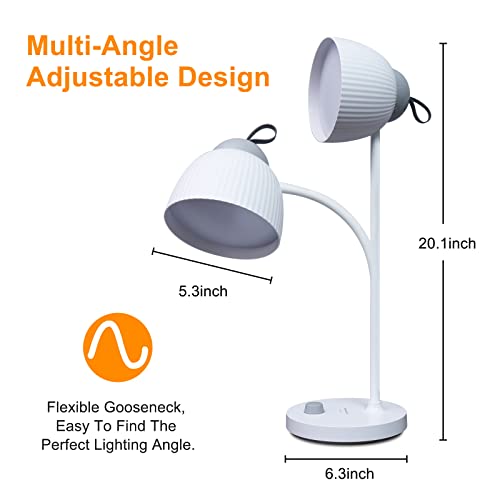 Pulrelas Cordless Led Desk Lamp, Gooseneck Table Lamp, Knob Dimming Desk Light, Rechargeable Eye-Caring Study/Reading Lamp For Home Office. #TOP4