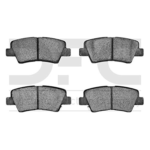 Dynamic Friction Company Rear Ceramic Brake Pads| Automotive Replacement Brake Pads| Fits 2013-2014 Dodge Attitude; 2012-2022 Hyundai Accent, Kia Rio; 2011-2020 Hyundai Elantra