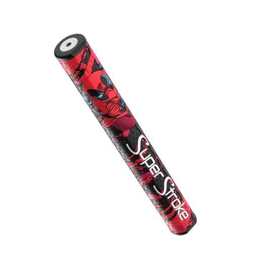 SuperStroke Tour 2.0 Putter Grip, Deadpool, Improves Feedback and Tackiness,