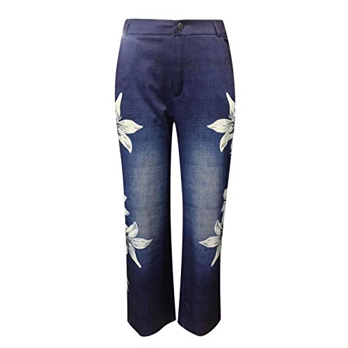 XUETON Women's High Waisted Wide Leg Pants Butt-Lifting Stretchy Bootcut Flare Denim Jeans Plus Size(White,3X-Large)3