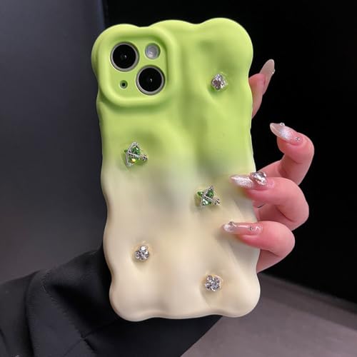Protection pare-chocs iPhone 12 Pro anti-glisse étui vert mat 3D