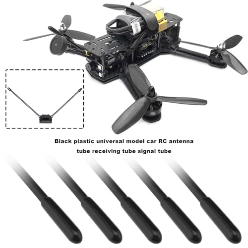 VGOL 10pcs Antenna Tube for Receiver Antenna Protection Effect Insulation Effect with Cap Plastic Pipe Fit for Remote Control Car FPV Drone Quadcopter Boats Airplane RC Model Car - Image 2