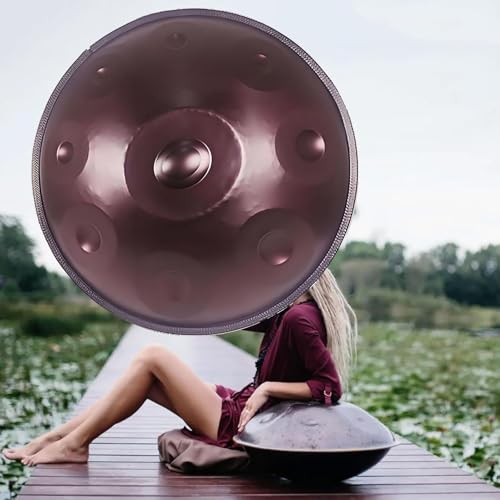 �X�`�[���n���h�h���� - D�}�C�i�[ 440Hz/432Hz 9/10/12�m�[�g �n���h�p���h���� �Ŋy�� �n���h�p���h�����Z�b�g ��l�p �L�����[�o�b�O�A�X�^���h�A�n���h�}���b�g2�t��(F,440HZ/12Note)